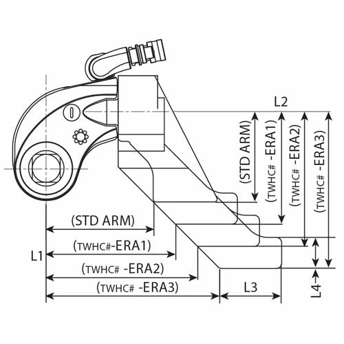 Power Team SPX Power Team TWHC Extended Reaction Arm 7.24 TWHC6-ERA1 2 Power Team SPX Power Team TWHC Extended Reaction Arm 7.24 TWHC6-ERA1 - Image 2
