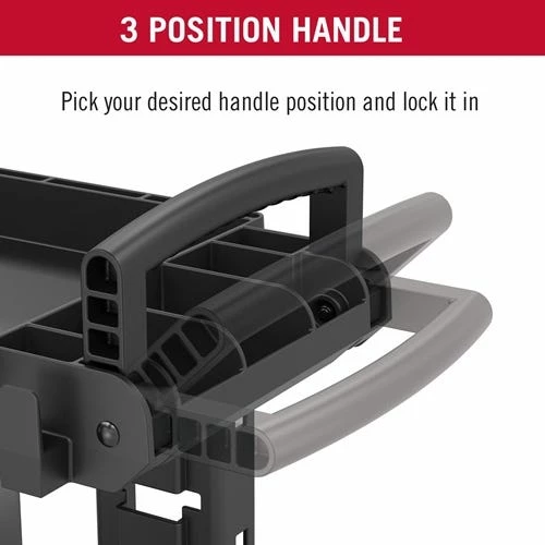 Suncast Commercial® Suncast 26.5" X 48.78" - Heavy Duty Utility Cart PUCHD2645 4 Suncast Commercial® Suncast 26.5" X 48.78" - Heavy Duty Utility Cart PUCHD2645 - Image 4