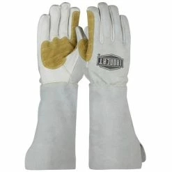 PIP Safety / West Chester PIP Ironcat 8" Cuff Premium Split Goatskin MIG Welder's Glove With Climax Aerogel Kevlar Stitched 9072