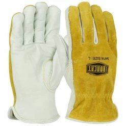 PIP Safety / West Chester PIP Safety Ironcat Premium Grade Top Grain Drivers Glove With Shoulder Split Cowhide Leather Back 9414