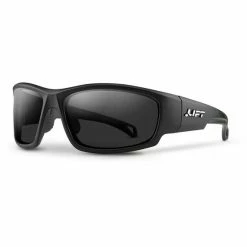 Lift Safety Lift Matte Black Phantom Safety Glasses With Polarized Smoke Lens EPM-18MKP