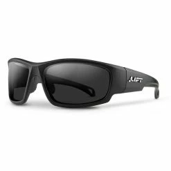 Lift Safety Lift Matte Black Phantom Safety Glasses With Smoke Lens EPM-18MKST