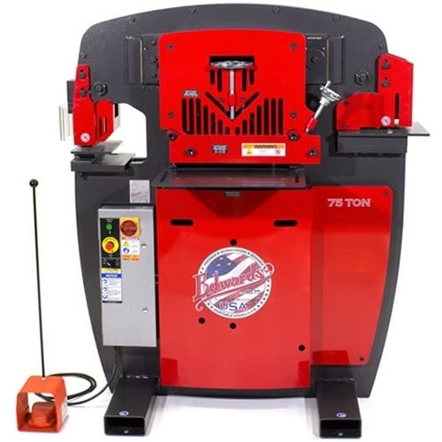 Edwards 75 Ton Ironworker 3 Phase 230 Volt With PowerLink IW75-3P230-AC600 1 Edwards 75 Ton Ironworker 3 Phase 230 Volt With PowerLink IW75-3P230-AC600