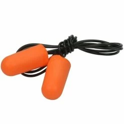 PIP Safety / West Chester PIP Safety Mega Bullet Corded Disposable Soft Polyurethane Foam Ear Plugs - NRR 32 (Box Of 100) 267-HPF210C