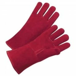PIP Safety / West Chester PIP West Chester 14" Red Cowhide Welder's Gloves W/ Cotton Liner And Kevlar Stitching 9400