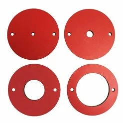 Sawstop Table Saws SawStop 4 Pc. Phenolic Insert Ring Set For Router Lift RT-PIR