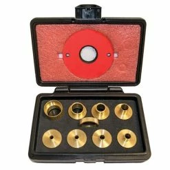 Sawstop Table Saws SawStop 9 Pc. Brass Precision Template Guide Set RT-TGS
