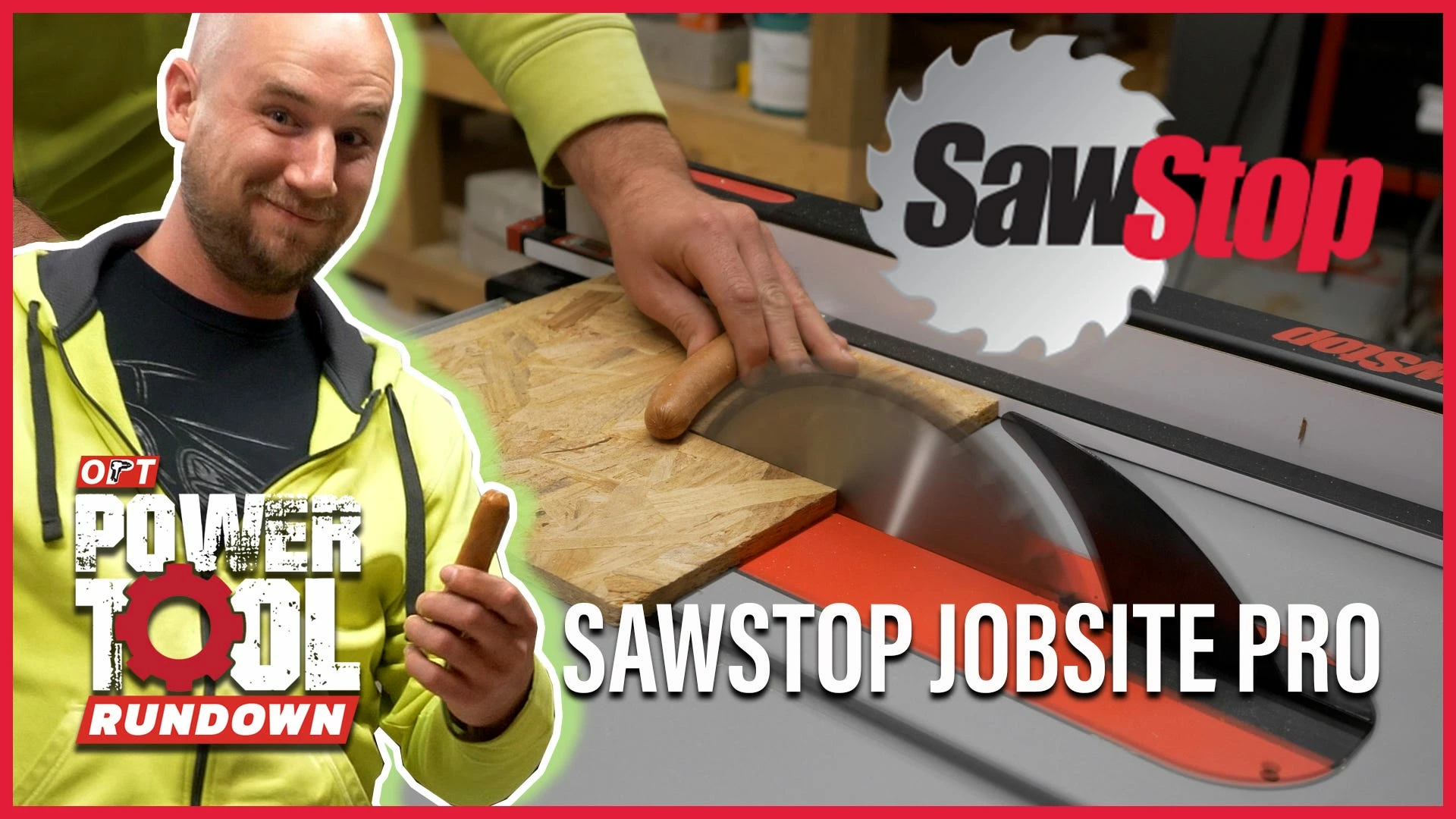 Sawstop Table Saws SawStop 1.5HP Jobsite Saw Pro With Fence; Cart & Dust Guard JSS-120A60 1 Sawstop Table Saws SawStop 1.5HP Jobsite Saw Pro With Fence; Cart & Dust Guard JSS-120A60
